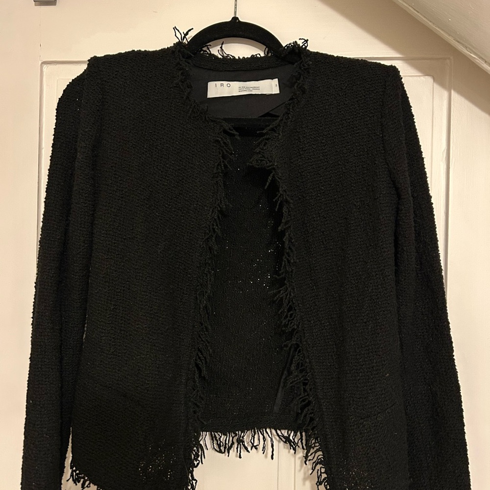 IRO Black Textured Jacket